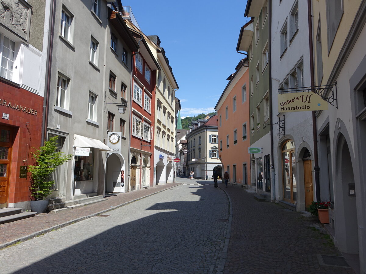 Feldkirch, historische Huser in der Kreuzgasse (03.06.2021)