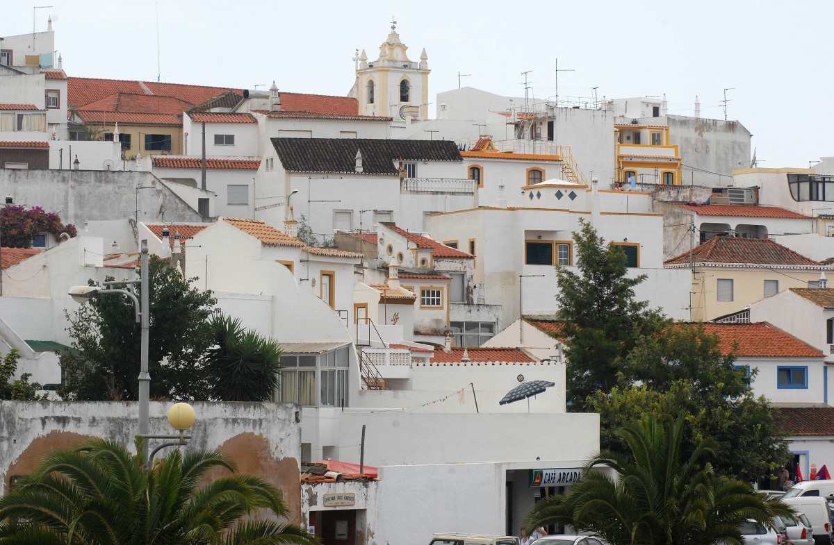 Ferragudo bei Portimo. Aufnahmedatum: 21. Juli 2010.