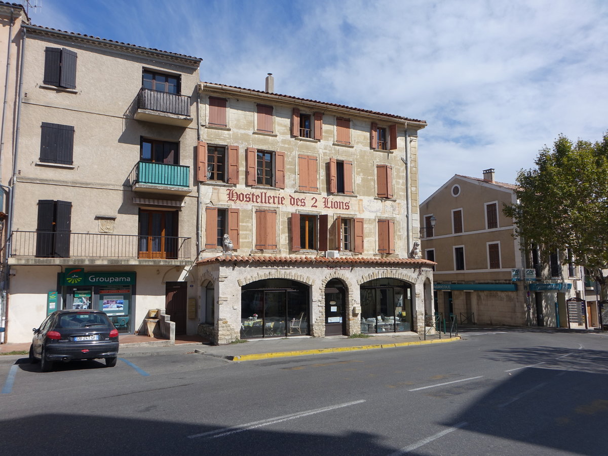 Forcalquier, Hostellerie des 2 Lions am Place du Bourguet (24.09.2017)