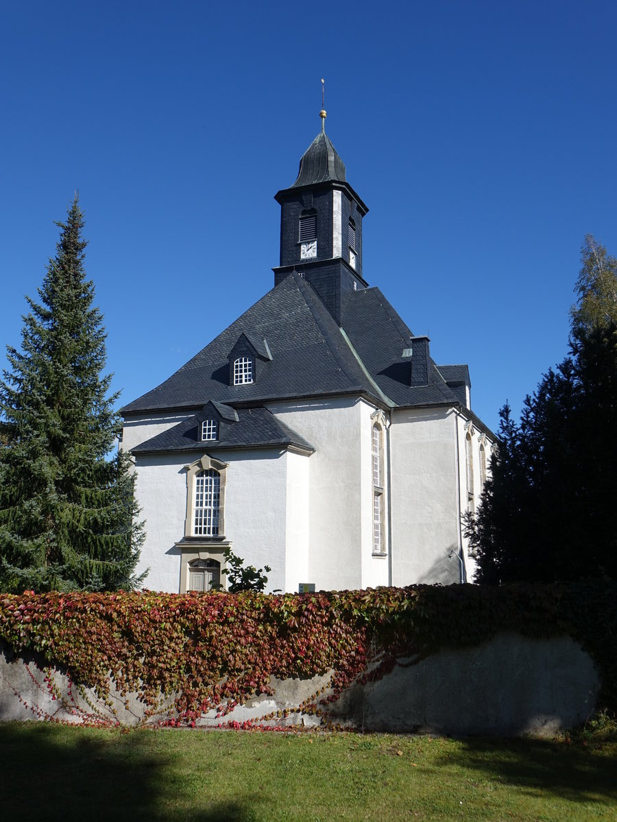 Forchheim, evangelische Kirche, erbaut von 1719 bis 1735 durch George Bhr (04.10.2020)