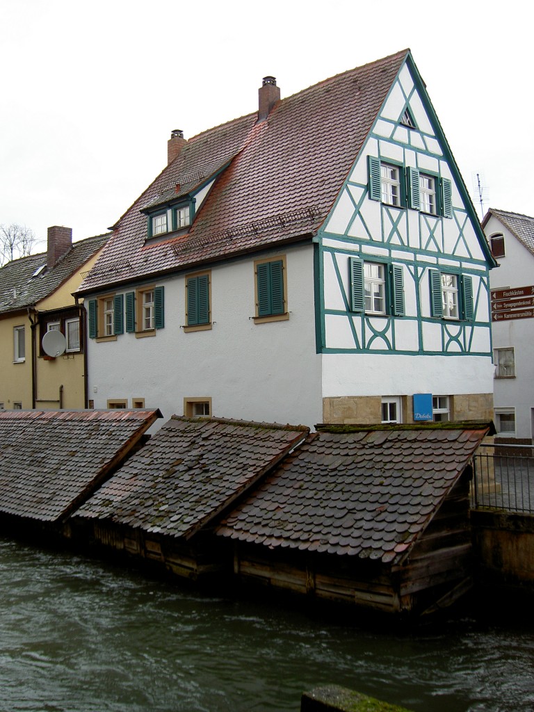 Forchheim, Fischksten an der Wiesent (09.02.2014)