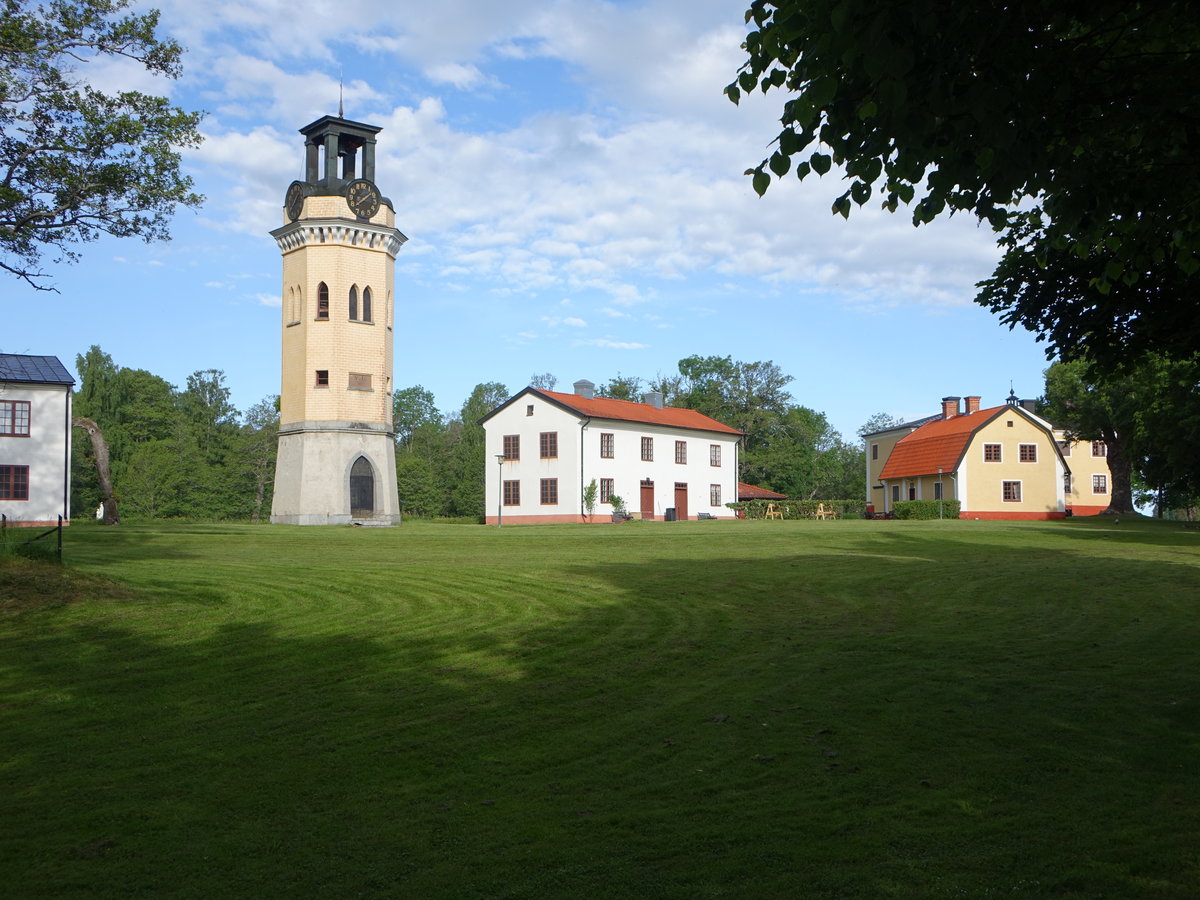 Forsmark, Eisenwerk aus dem 16. Jahrhundert, nach Verwstung von 1719 durch russische Truppen Wiederaufbau durch das Stockholmer Handelshaus Jennings u. Finlay (23.06.2017)