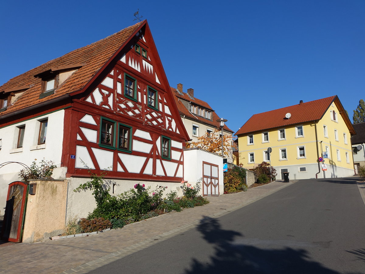 Forst, Fachwerkhaus in der Forster Hauptstrae (15.10.2018)