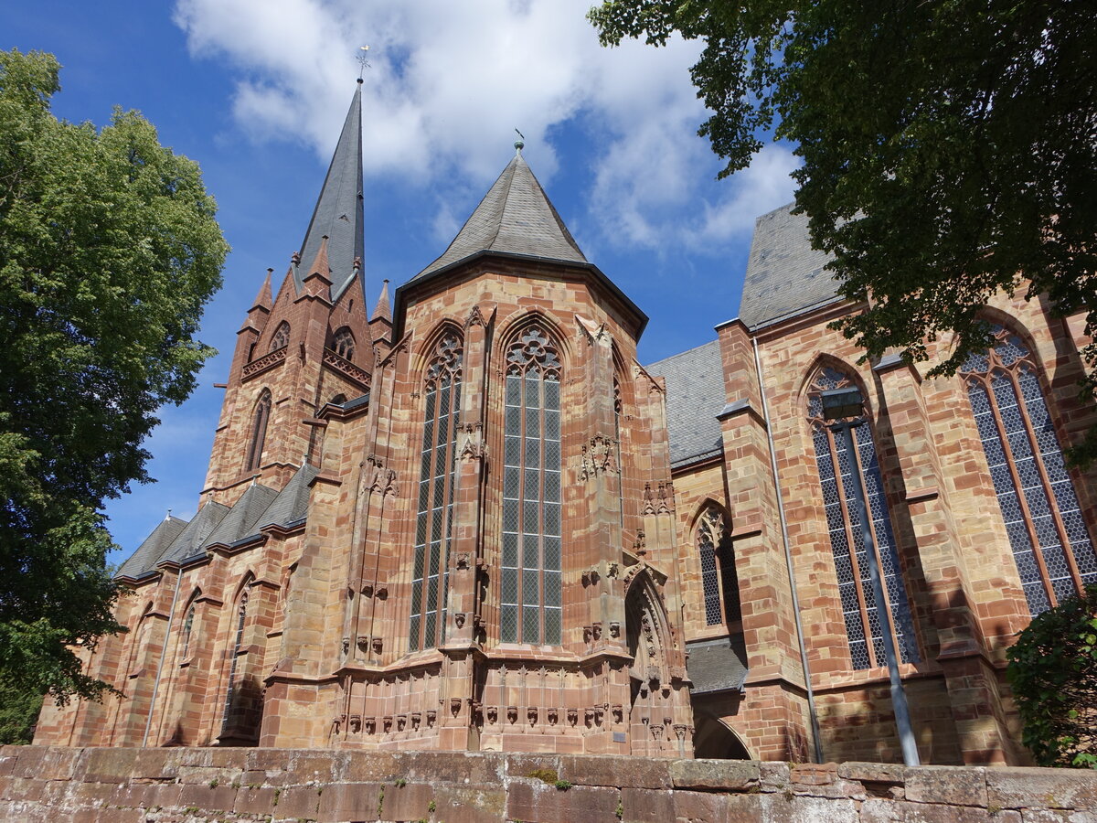 Frankenberg (Eder), evangelische Liebfrauenkirche, erbaut von 1286 bis 1380 (06.08.2022)