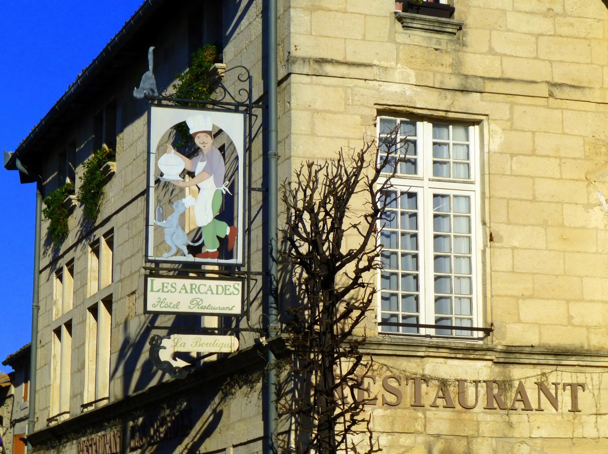 Frankreich, Languedoc, Gard, im Innern der befestigten Stadt Aigues-Mortes. 27.01.2014