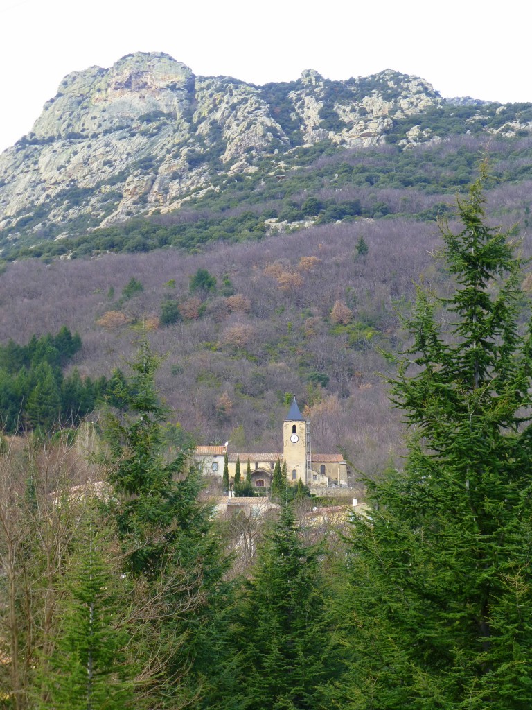 Frankreich, Languedoc, Hrault, Colombires-sur-Orb am  Passa Pas  Radweg vom Haut-Languedoc bis in den Tarn. 09.02.2014