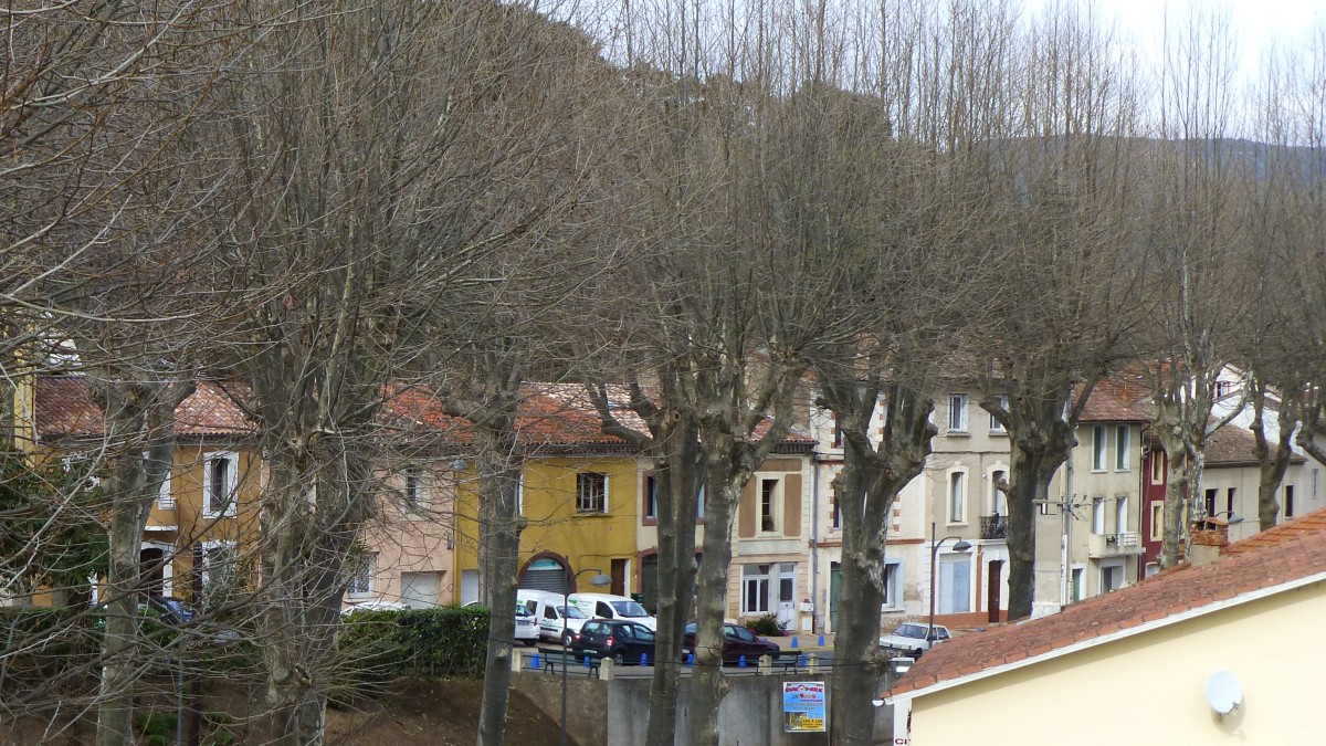 Frankreich, Languedoc, Hrault, Lamalou-les-Bains am  Passa Pas  Radweg vom Haut-Languedoc bis in den Tarn. 09.02.2014