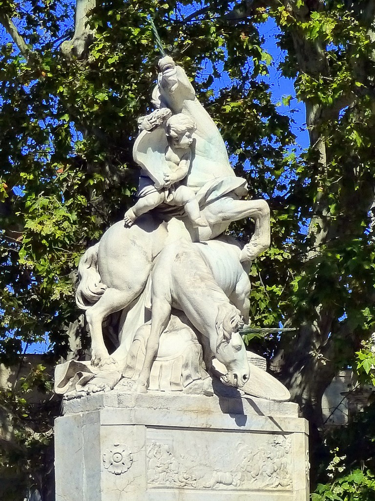 Frankreich, Languedoc-Roussillon, Hrault, Montpellier, Place de la Canourgue, 15.08.2013