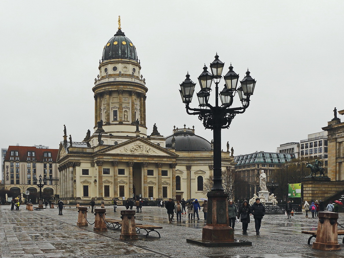 Franzsischer Dom am26. Januar 2019 am Gendarmenmarkt in Berlin Mitte