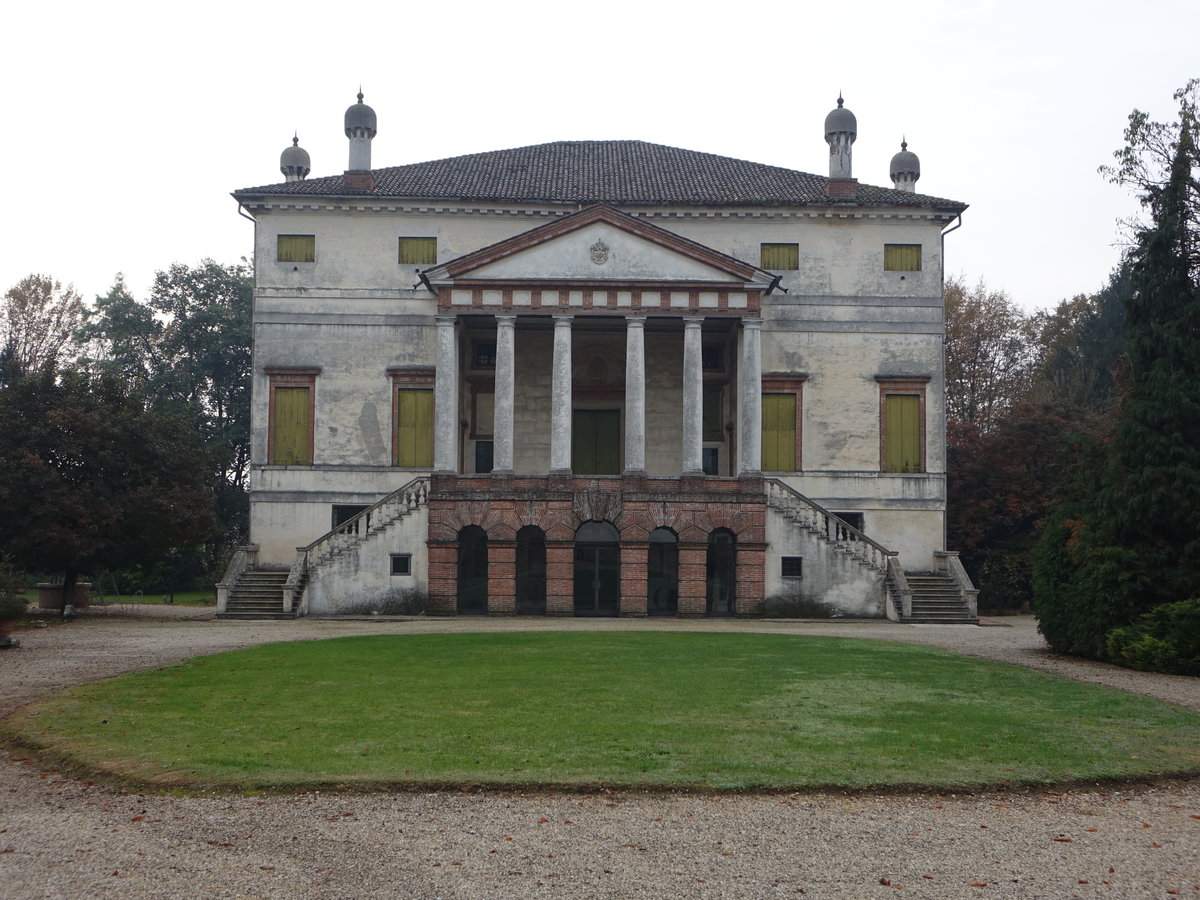 Fratta Polesine, Villa Grimani-Molin, erbaut im 16. Jahrhundert (28.10.2017)