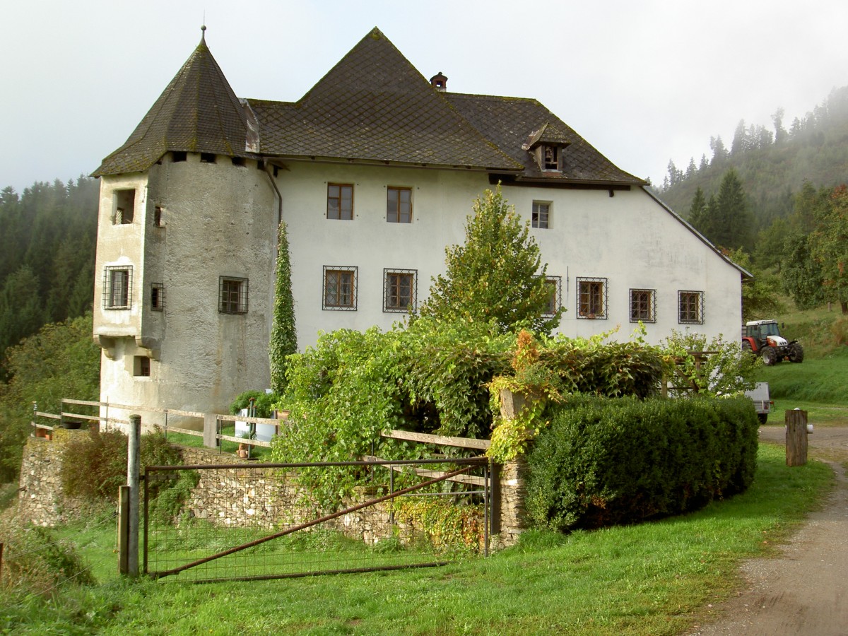 Frauenstein, Schloss Dornhof, erbaut bis 1560 (02.10.2013)