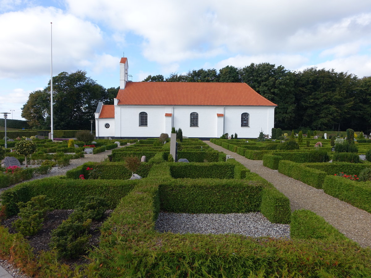 Frederiks, evangelische Kirche, erbaut 1766 durch D. Anthon (20.09.2020)