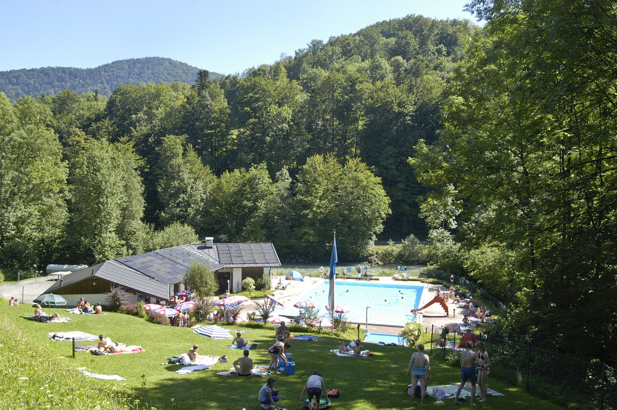 Freiband Marktschellenberg im Berchtesgadener Land. Aufnahme: Juli 2008.