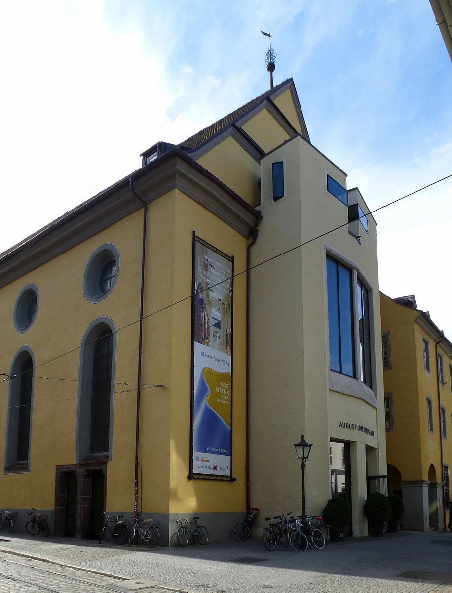 Freiburg, das Augustinermuseum in den Gebuden des ehemaligen Augustinerklosters,, zhlt zu den bedeutenden Museen am Oberrhein, mit der Kunst vom Mittelalter bis Barock und Malerei des 19.Jahrhunderts, Mai 2015