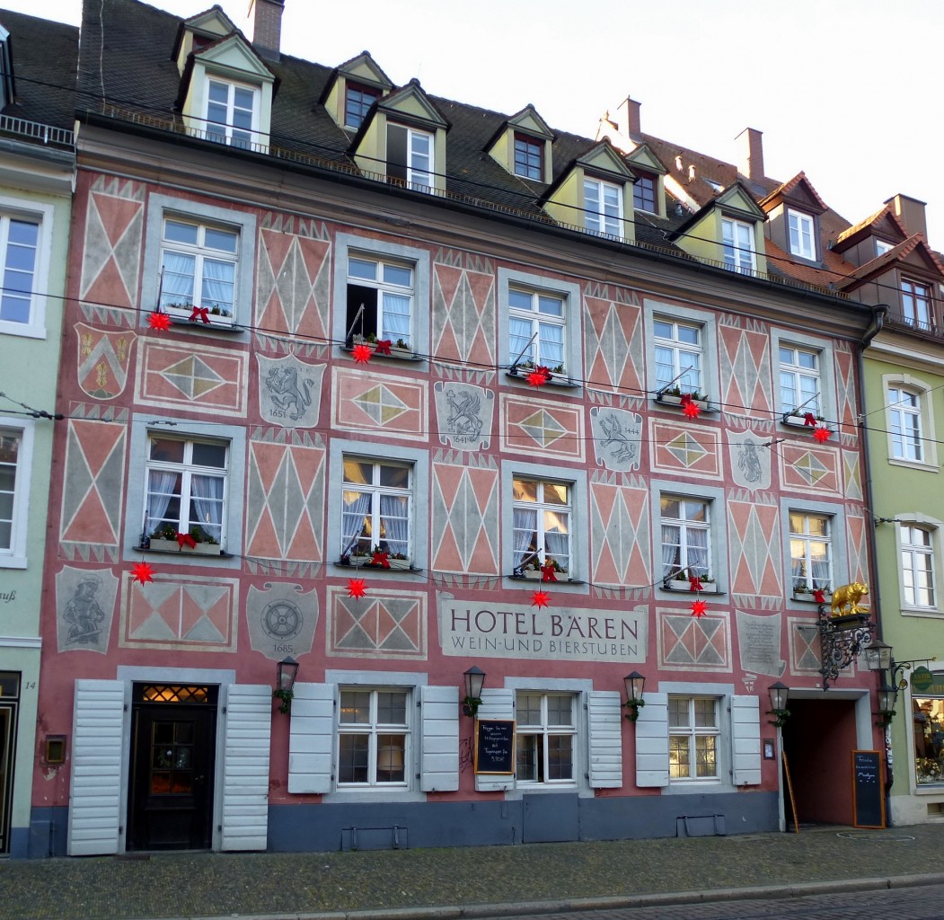 Freiburg, Hotel Bren, zhlt zu den ltesten Gasthusern in Deutschland, Dez.2013