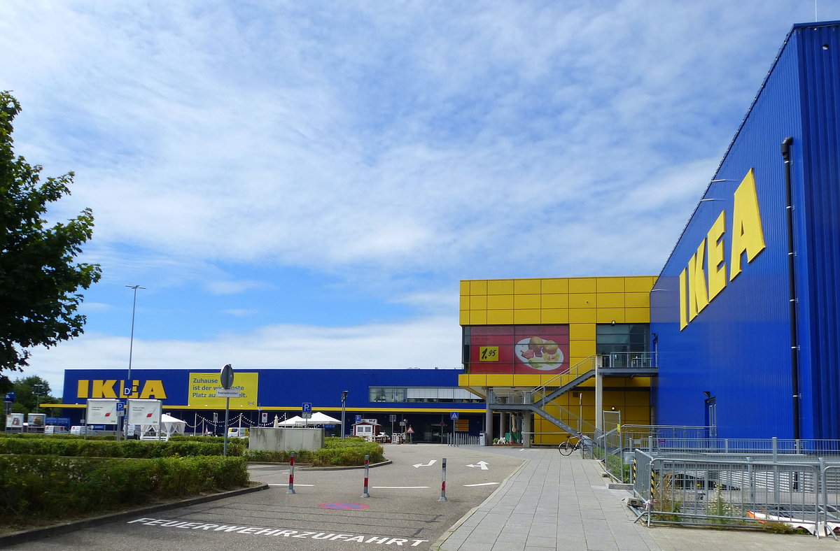 Freiburg, Ikea-Mbelhaus am Westrand der Stadt, Juli 2017