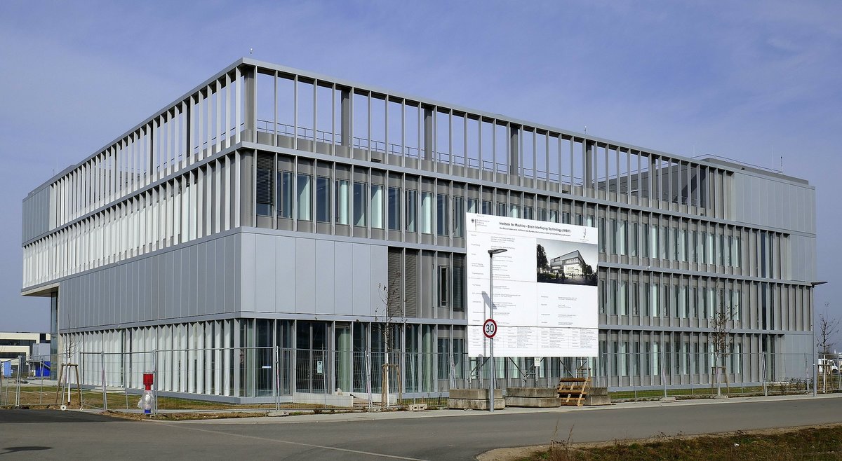 Freiburg, IMBIT-Forschungsgebude auf dem Campus der technischen Fakultt der Uni Freiburg, Erffnung 2021, Feb.2021