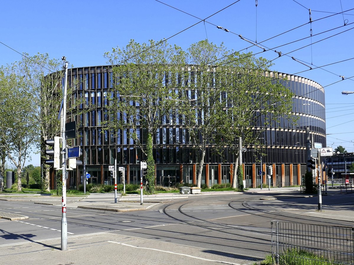 Freiburg,  Rathaus im Sthlinger, der Neubaukomplex wurde 2017 erffnet, Aug.2019