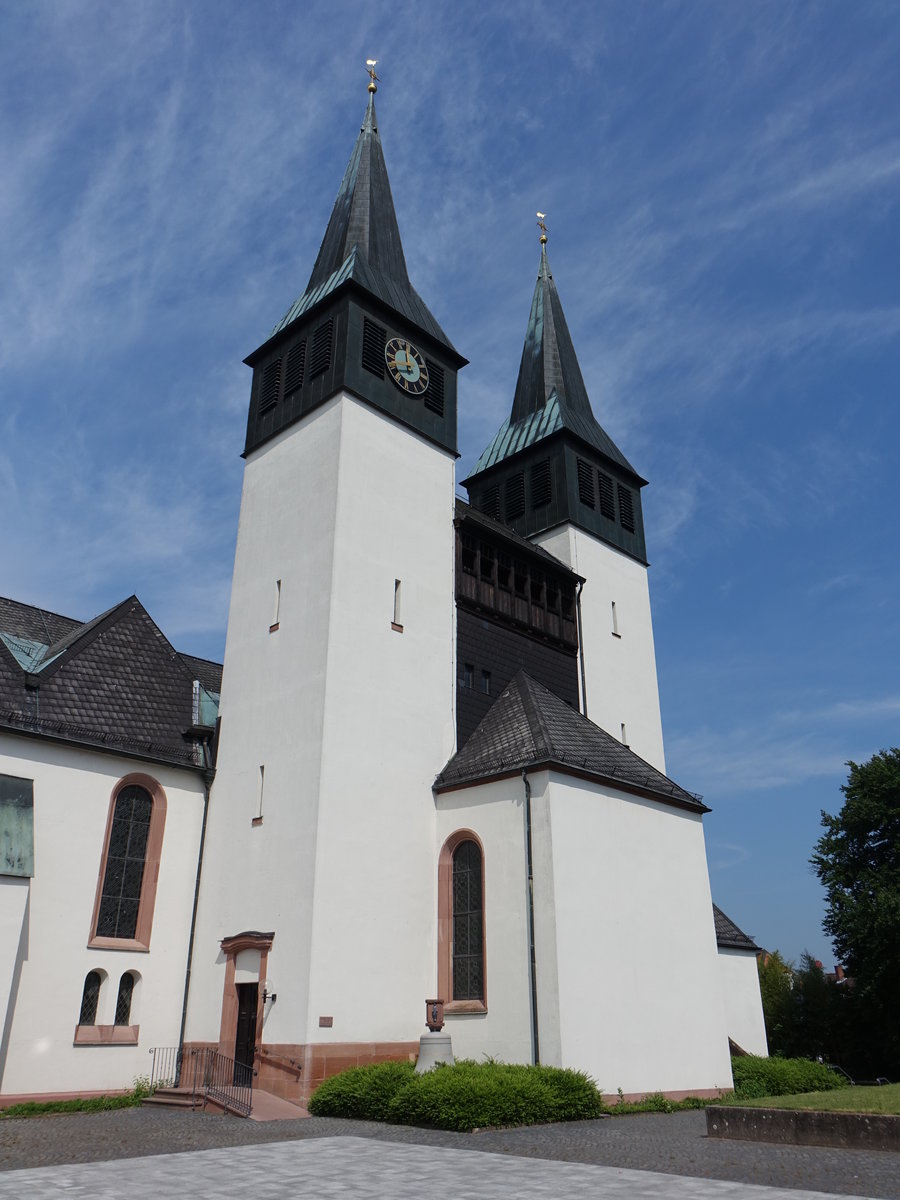 Freigericht, katholische Pfarrkirche St. Anna im Ortsteil Somborn, erbaut ab 1184 (13.05.2018)