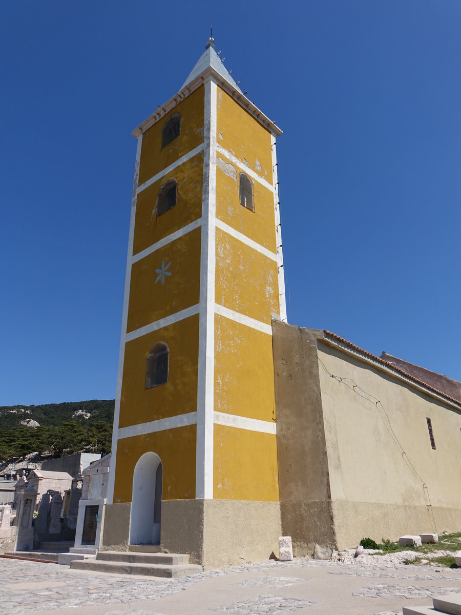 Friedhofskirche St. Johannes in Baska auf der Insel Krk (30.04.2017)