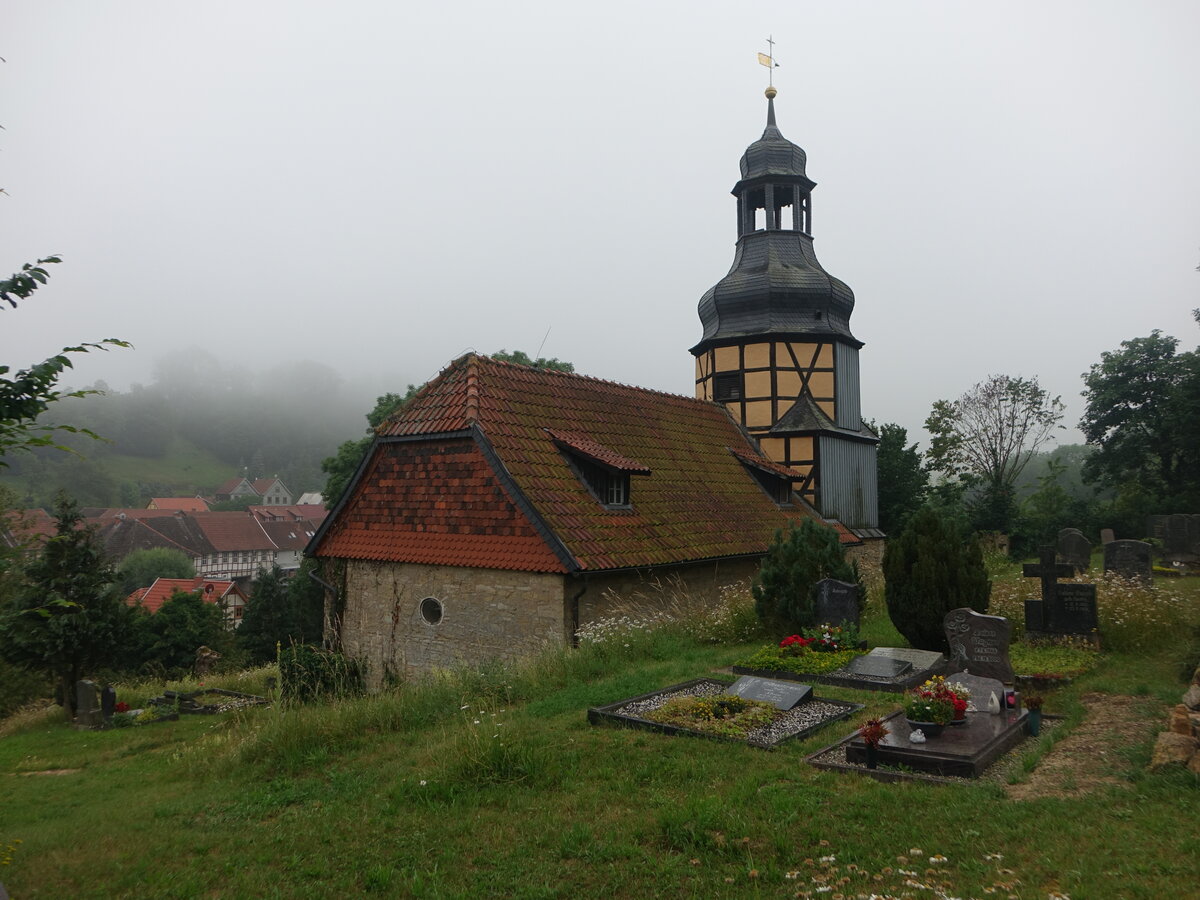 Friedrichsrode, evangelische Kirche, erbaut 1733 (30.06.2023)