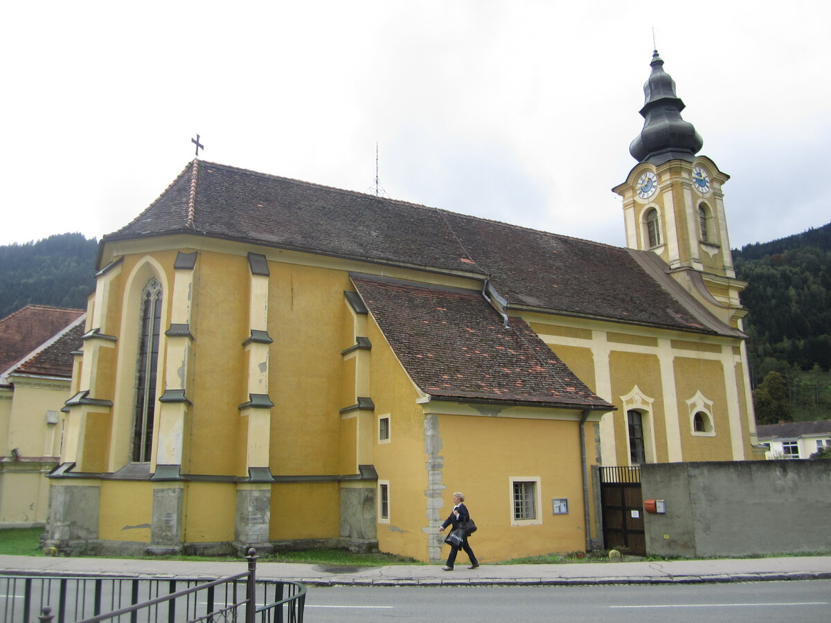 Friesach, Deutschordenskirche St. Blasius, erbaut 1612, barockisiert 1719 (01.10.2013)