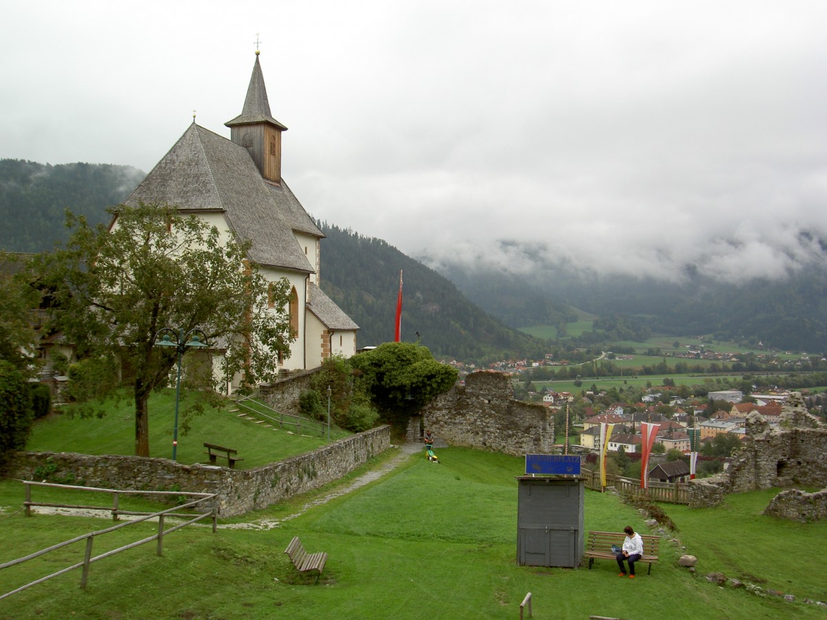 Friesach, Peterskirche auf dem Petersberg, erbaut ab 927 (30.09.2013)