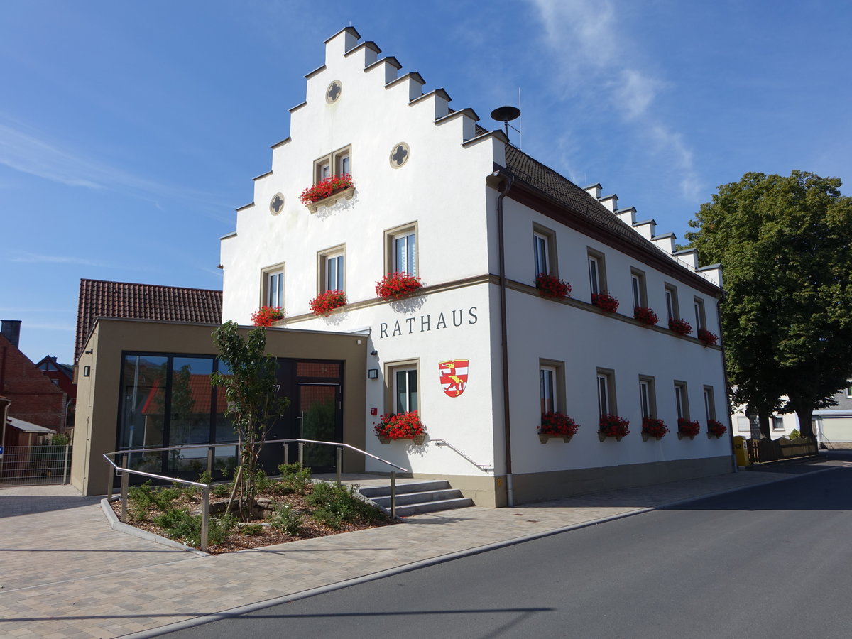 Fuchsstadt, Rathaus in der Kissinger Strae (07.07.2018)
