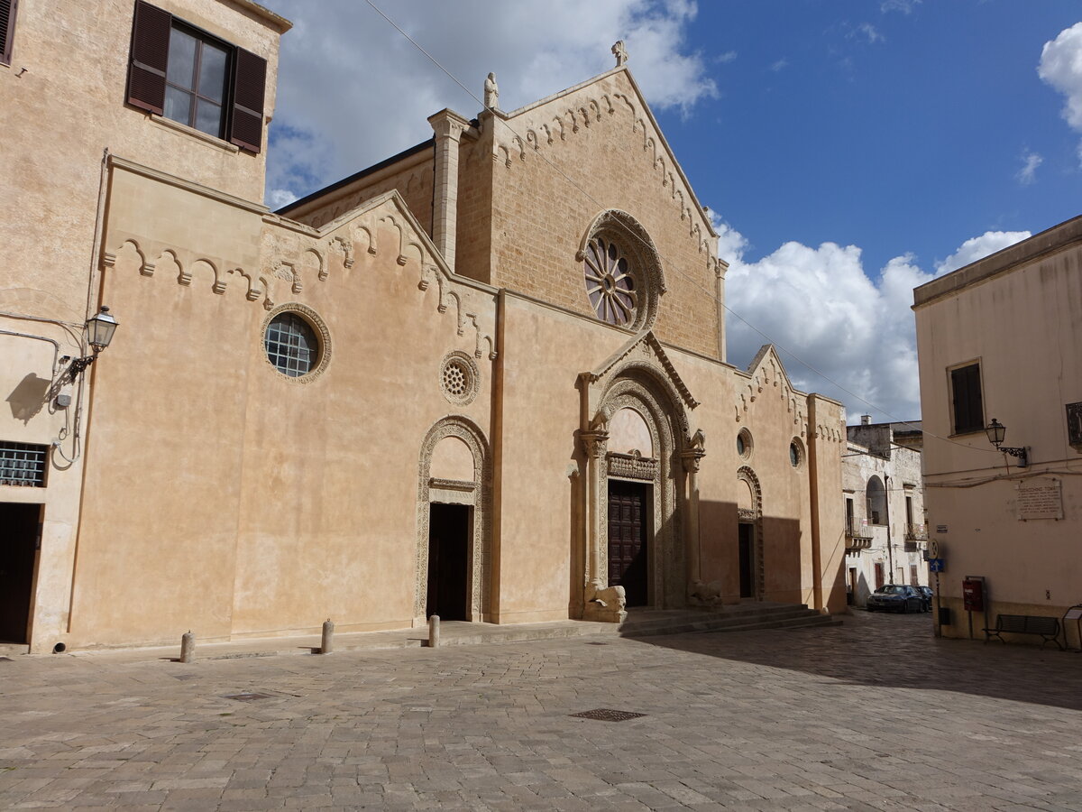 Galatina, Basilika Santa Caterina, erbaut von 1383 bis 1391 (02.03.2023)