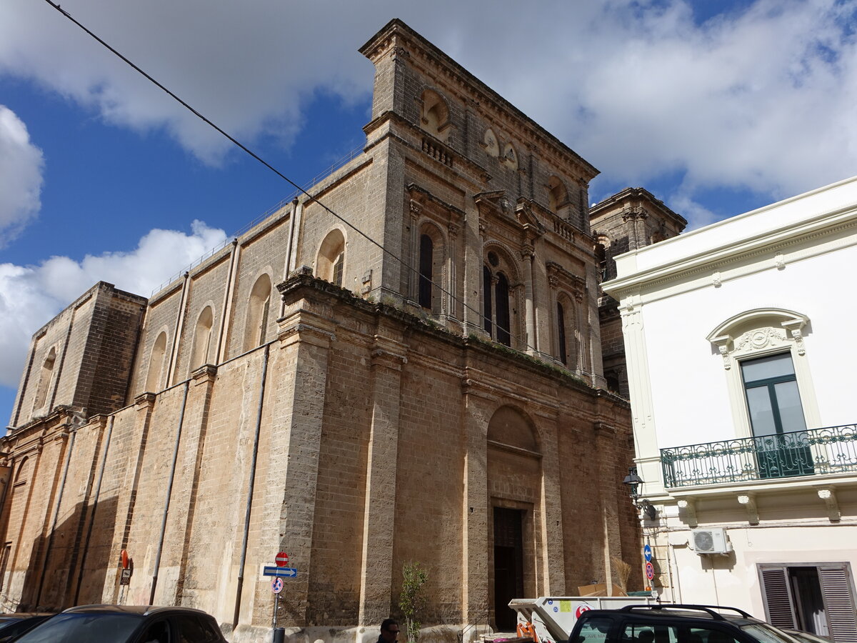 Galatone, Pfarrkirche St. Maria Assunta, erbaut ab 1595 (02.03.2023)