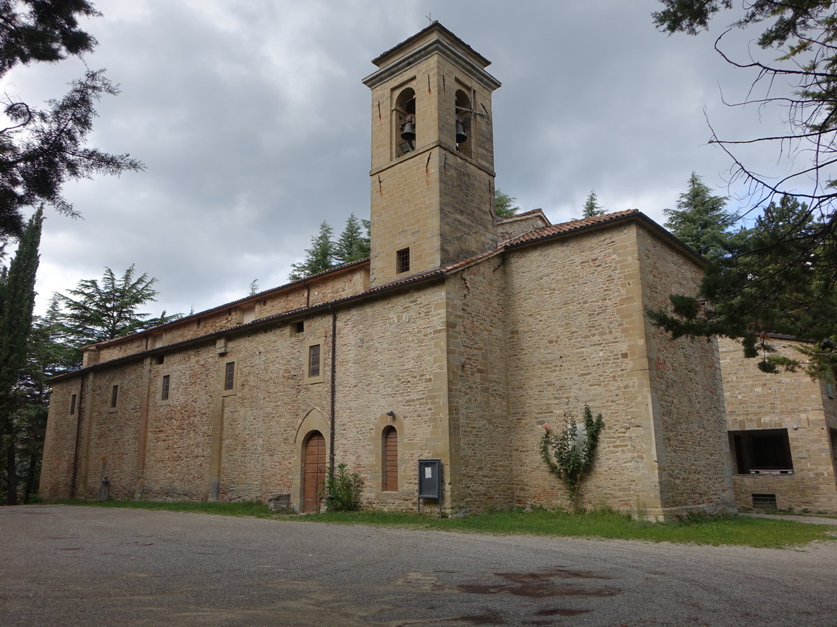 Galeata, Abbazia di San Ellero, gegrndet im 5. Jahrhundert, Kirche 17. Jahrhundert (20.09.2019)