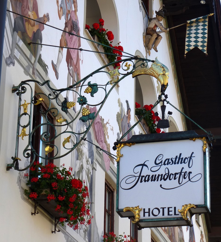 Garmisch-Partenkirchen, Gasthof-Hotel Fraunhofer, Aug.2014