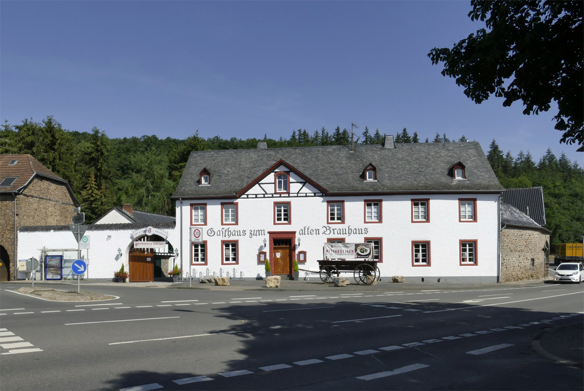  Gasthaus zum alten Brauhaus  in Kreuzweingarten (zwischen Euskirchen und Bad Mnstereifel) - 02.08.2018