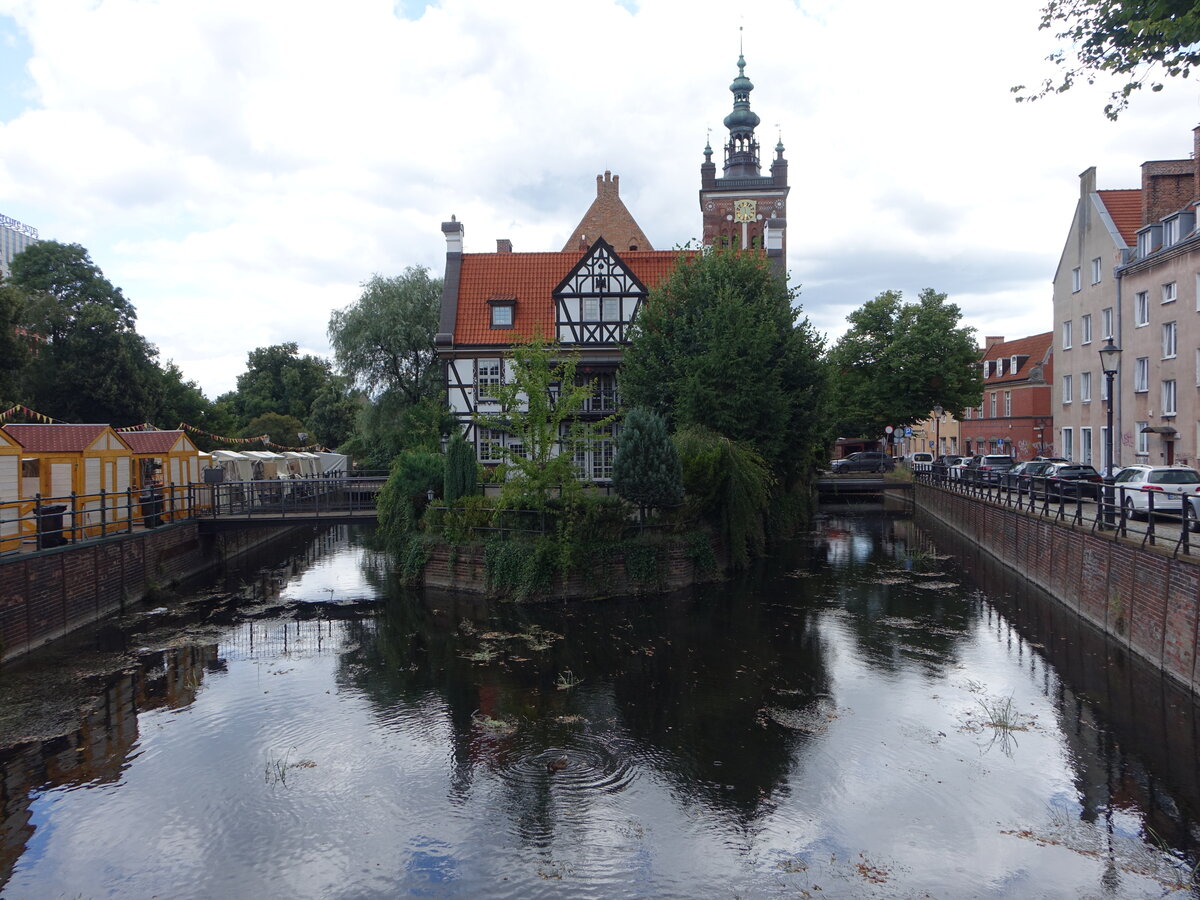 Gdansk / Danzig, Alte Mühle am Raduni Kanal (02.08.2021)