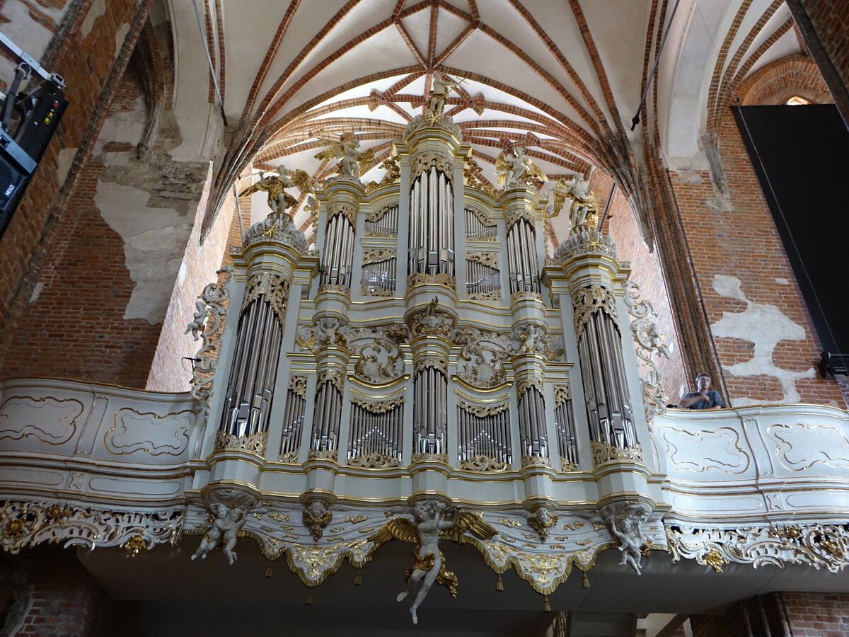 Gdansk / Danzig, barocke Orgel von 1629 in der St. Johannes Kirche (02.08.2021)