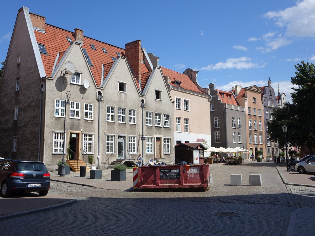 Gdansk / Danzig, Huser in der Orgarna Strae (02.08.2021)