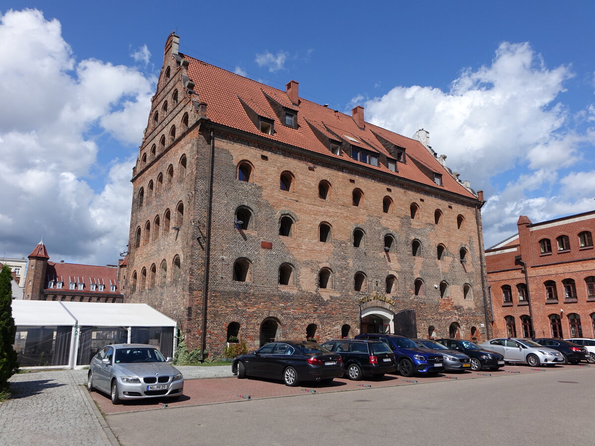 Gdansk / Danzig, Hotel Krolewski in der Olowianka Strae (02.08.2021)