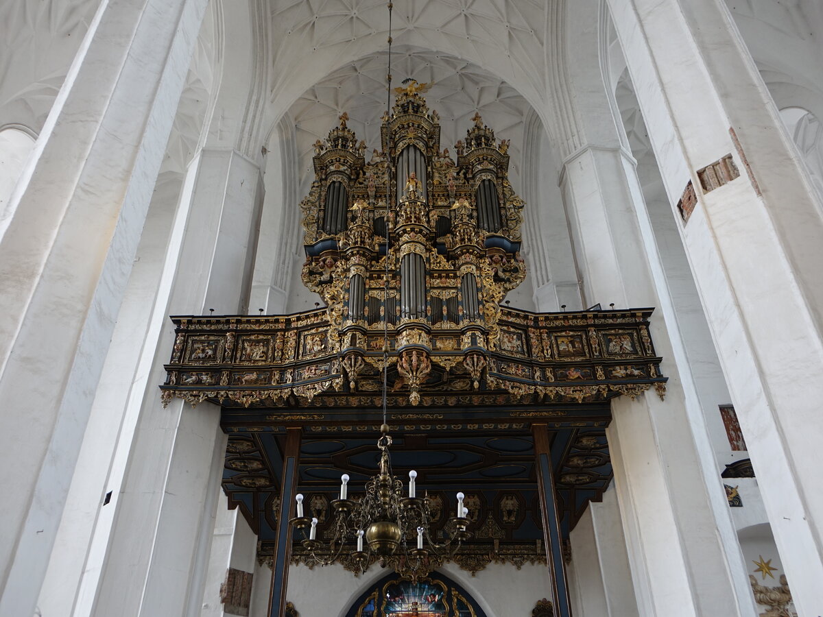 Gdansk / Danzig, Orgelempore in der St. Marien Kirche (02.08.2021)