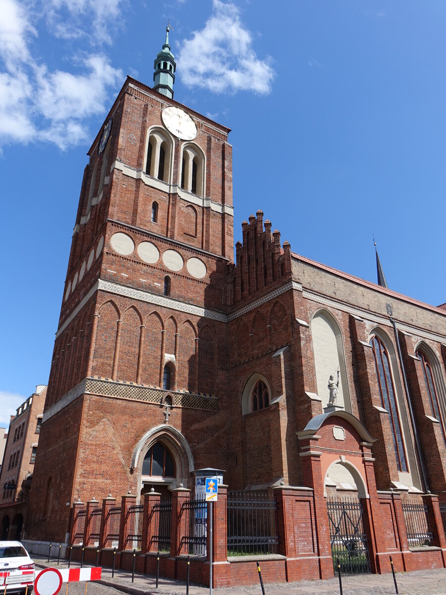 Gdansk / Danzig, Pfarrkirche St. Johannes in der Swietojanska Strae, erbaut ab 1377 (02.08.2021)