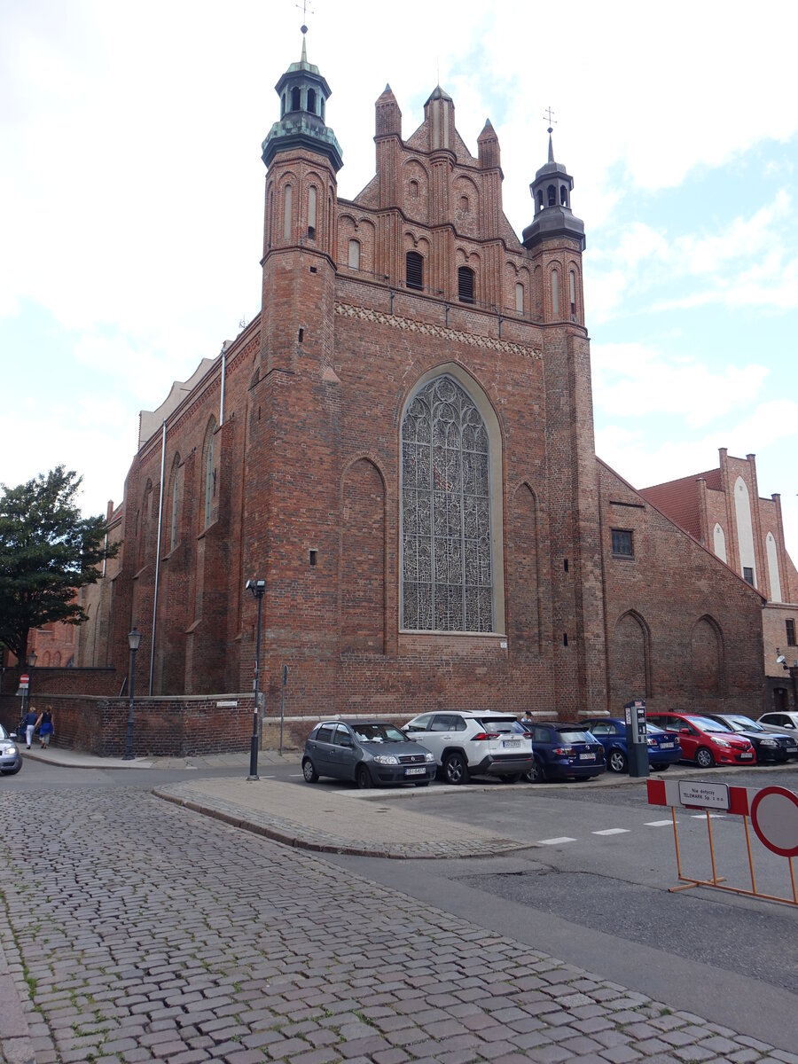 Gdansk / Danzig, Pfarrkirche St. Joseph, erbaut im 15. Jahrhundert (02.08.2021)