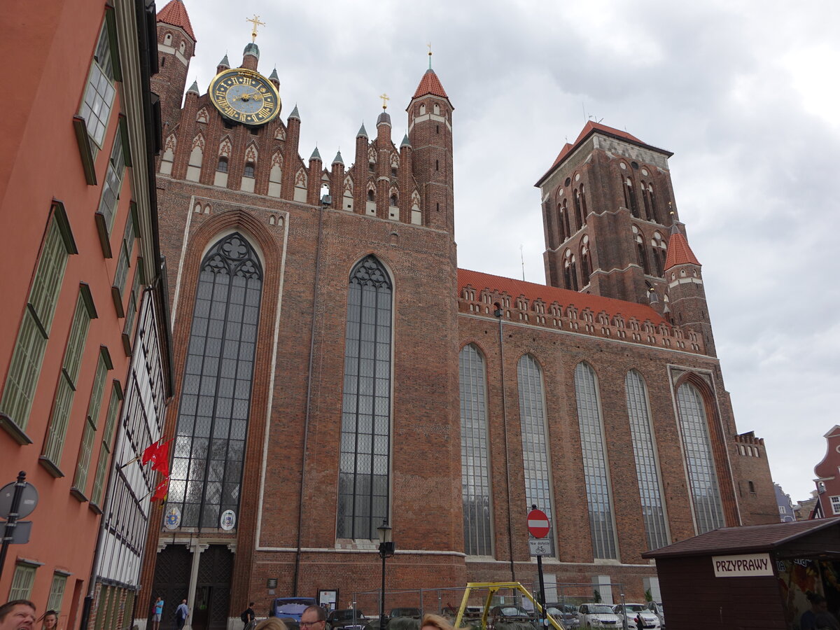 Gdansk / Danzig, St. Marien Kirche, erbaut ab 1343 (02.08.2021)
