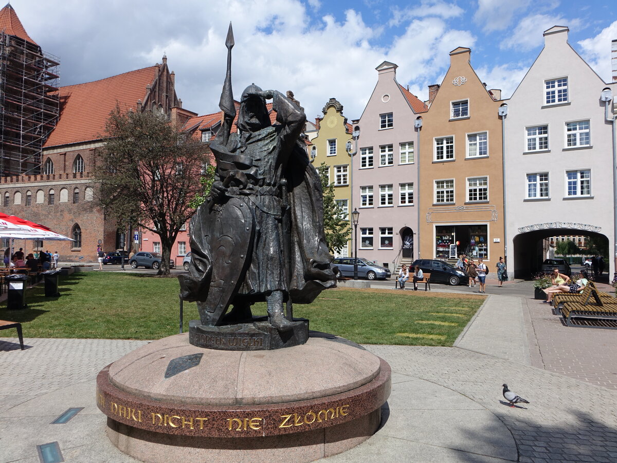 Gdansk / Danzig, Wladimir Denkmal am Plac Ksieza (02.08.2021)
