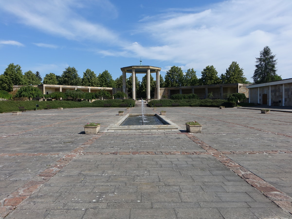 Gedenksttte Lidice, erbaut 1962 durch den Architekten Frantisek Marek (28.06.2020)