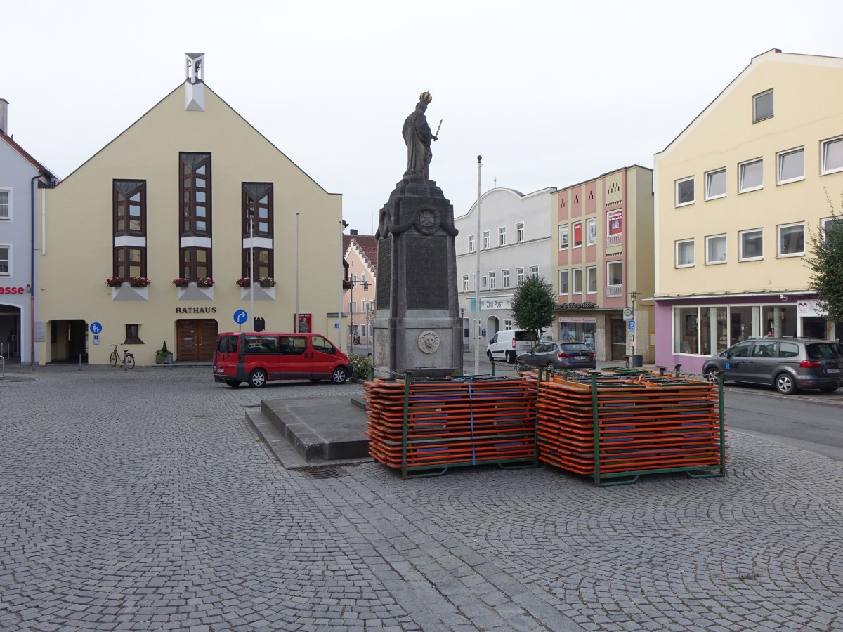 Geisenkirchen, Rathaus am Marktplatz (15.08.2015)