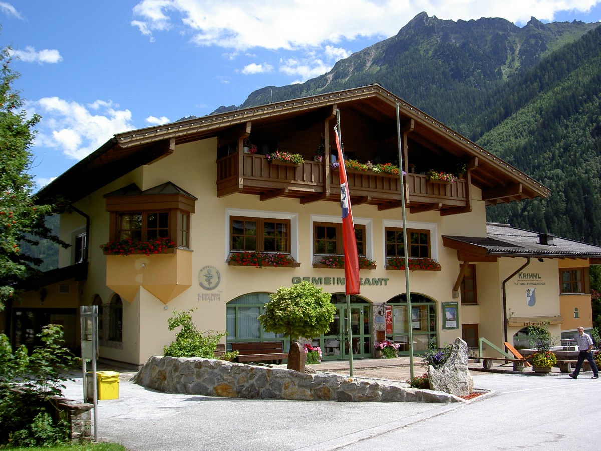 Gemeindeamt von Krimml im Oberpinzgau (02.08.2014)