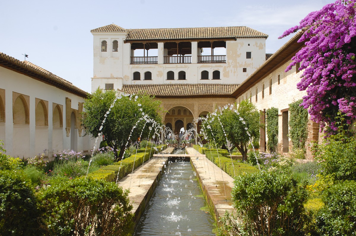 Generalife, Granada. Aufnahmedatum: 14. Juli 2014.