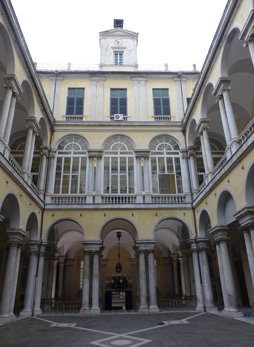 Genua, Palazzo dell Universita di Genova, erbaut 1640 durch den Architekten Bartolomeo Bianco (15.06.2019)