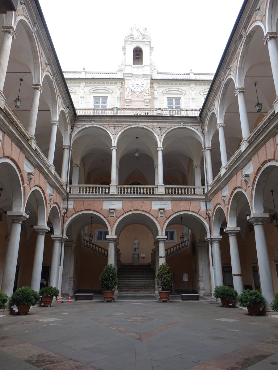 Genua, Palazzo Doria Tursi in der Via Garibaldi, erbaut 1565 (15.06.2019)