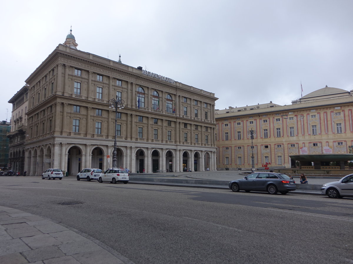 Genua, Regionalparlament von Liguren an der Piazza de Ferrari (15.06.2019)
