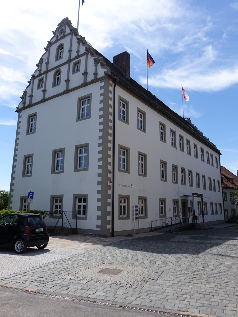 Gerolzhofen, ehem. Amtshaus, erbaut 1580 unter Frstbischof Julius Echter als Sitz der bischflichen Verwaltung (28.05.2017)